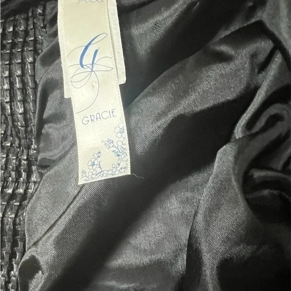 Gracie black two layered women’s skirt size M - Picture 3 of 5